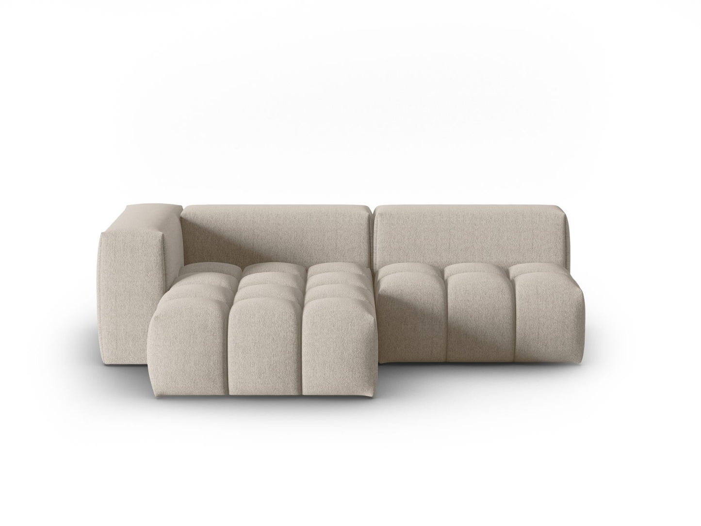 Verona Modular Corner Sofa, 3 Seats, 205x145 cm — Sand / Left