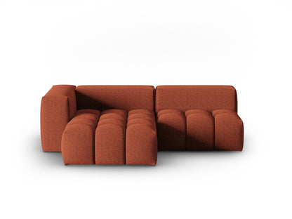 Verona Modular Corner Sofa, 3 Seats, 205x145 cm — Coral / Left
