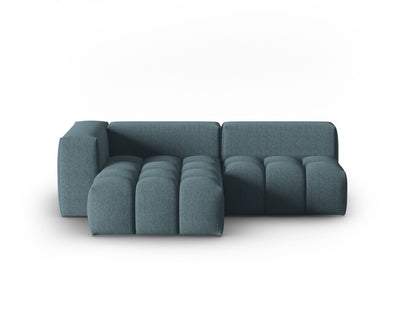 Verona Modular Corner Sofa, 3 Seats, 205x145 cm — Light Blue / Left