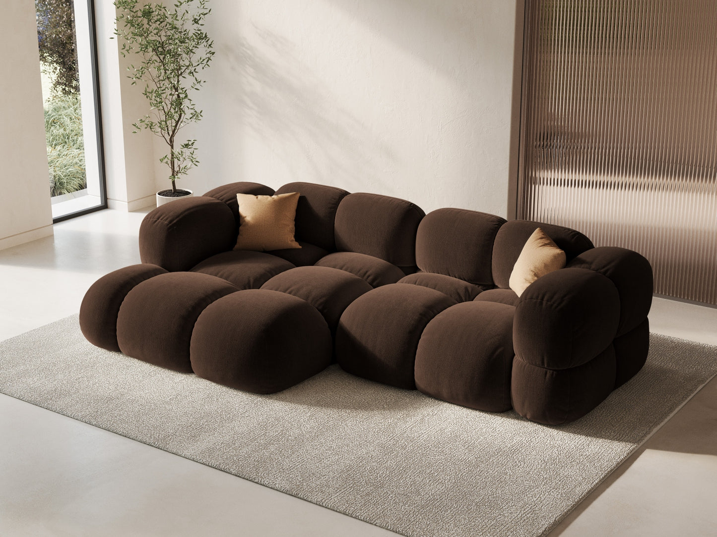 Loretto Corner Sofa, 3 Seats, 250x147 cm