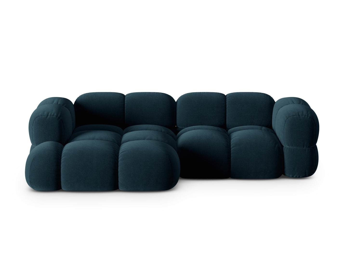 Loretto Corner Sofa, 3 Seats, 250x147 cm — Deep Petrol / Left