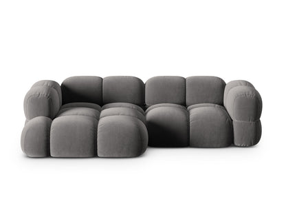 Loretto Corner Sofa, 3 Seats, 250x147 cm — Grey / Left