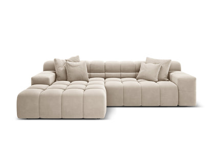 Hawaii Corner Sofa, 3 Seats, 270x160 cm — Light Beige / Left