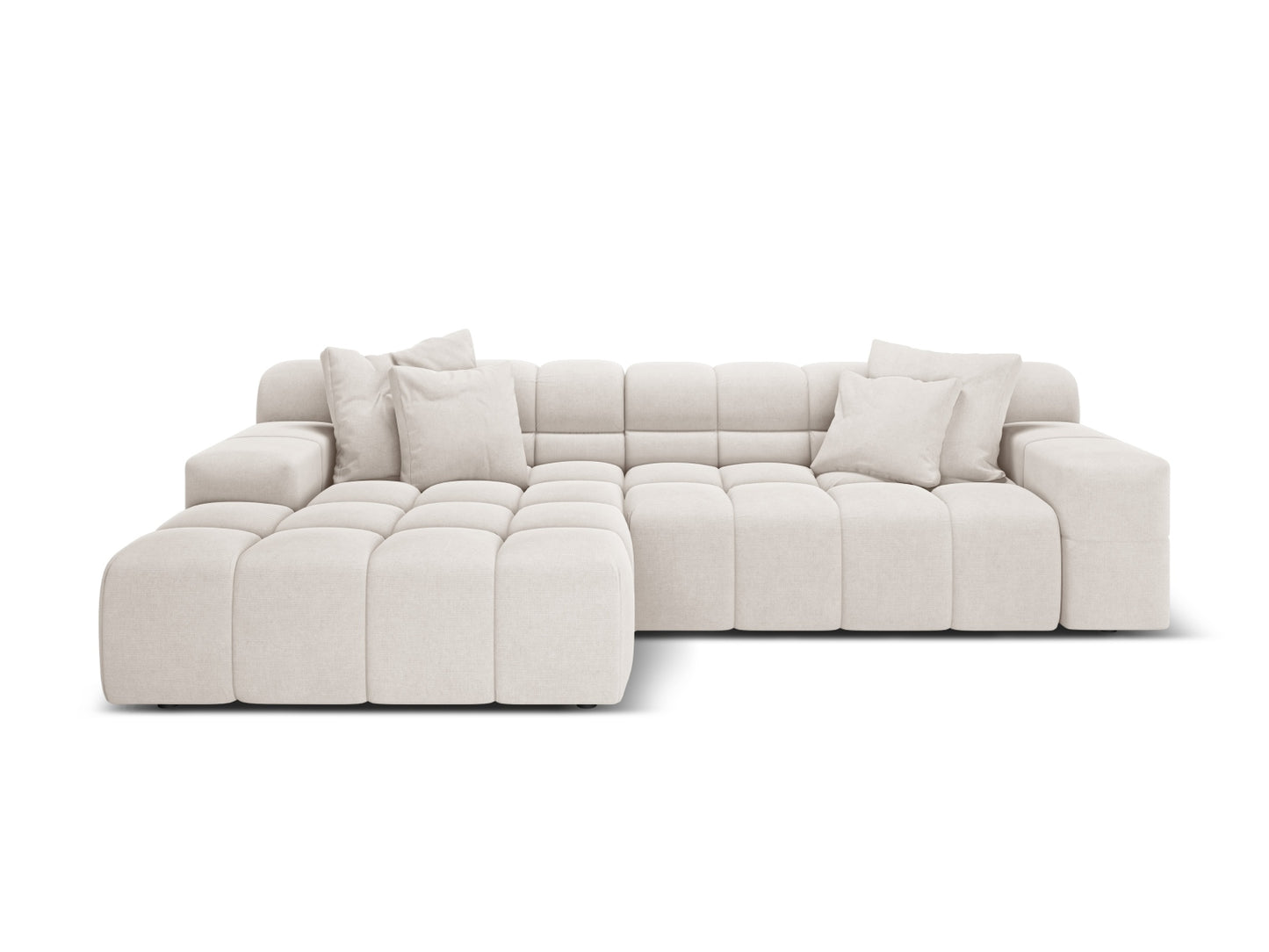 Hawaii Corner Sofa, 3 Seats, 270x160 cm — Light Beige / Left