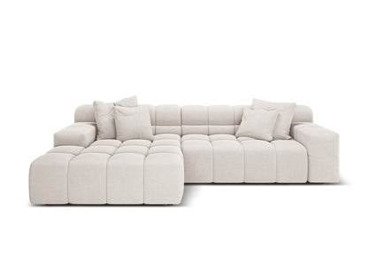 Hawaii Corner Sofa, 3 Seats, 270x160 cm — Light Beige / Left
