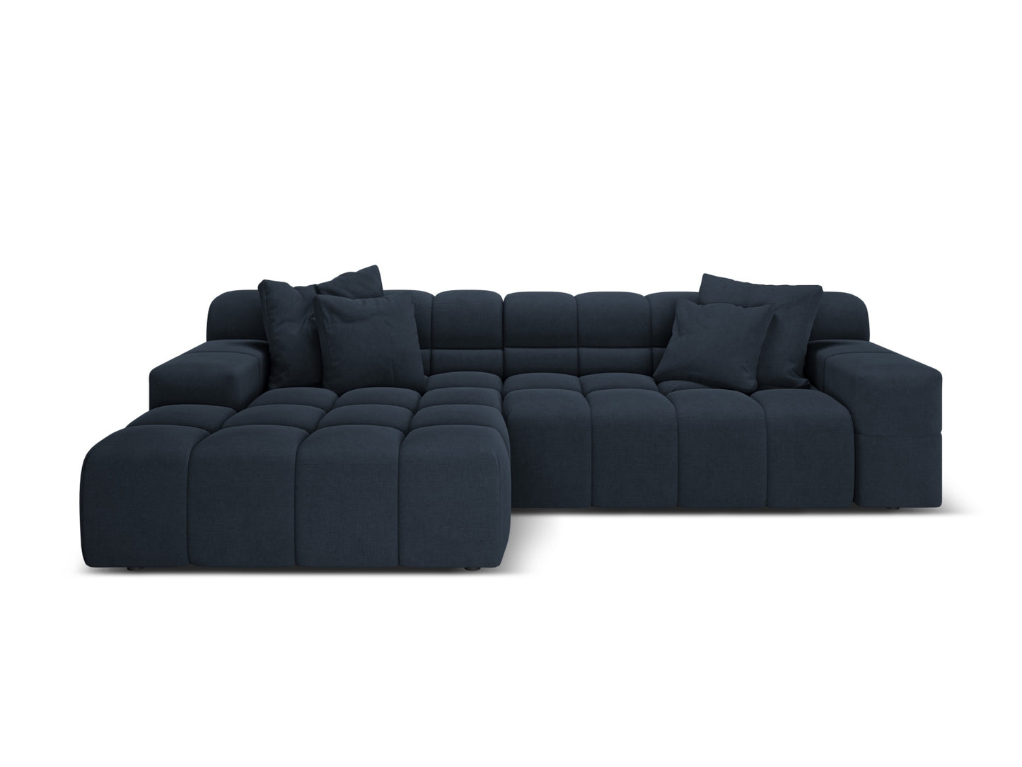 Hawaii Corner Sofa, 3 Seats, 270x160 cm — Royal Blue / Left