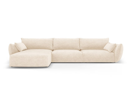 Matera Corner Sofa, 4 Seats, 308x171 cm — Light Beige / Left