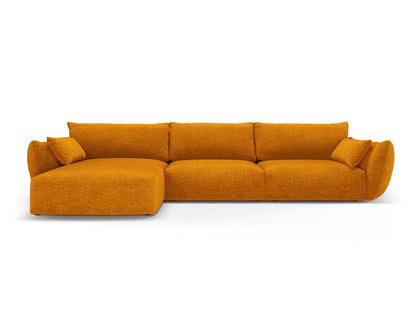 Matera Corner Sofa, 4 Seats, 308x171 cm — Yellow / Left
