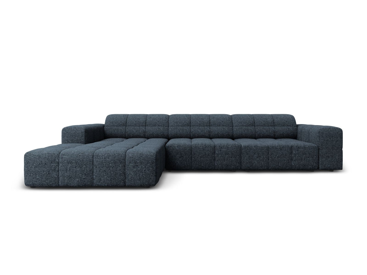 Chicago Corner Sofa, 4 Seats, 294x167 cm — Royal Blue / Left