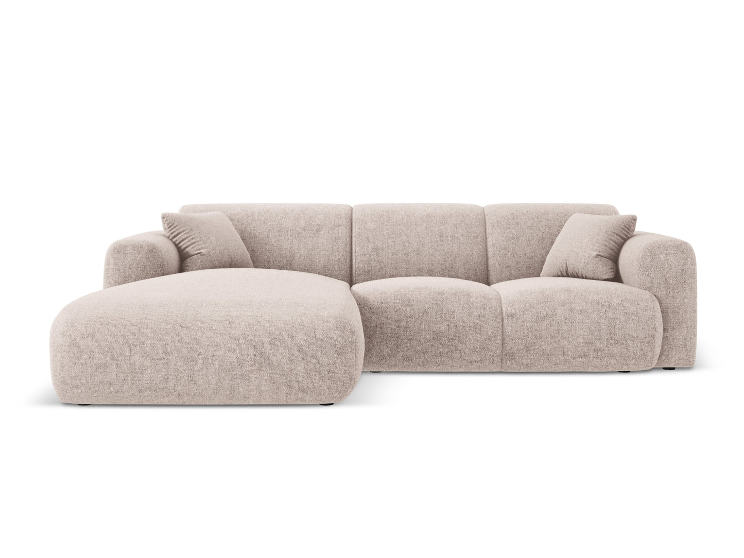 Nolio Corner Sofa, 4 Seats, 260x170 cm — Beige / Left