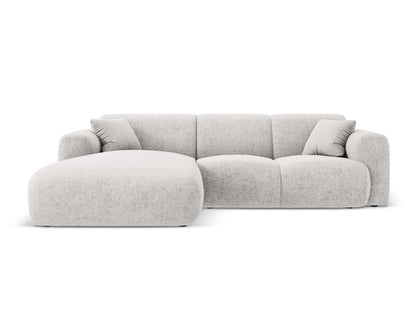 Nolio Corner Sofa, 4 Seats, 260x170 cm — Light Grey / Left