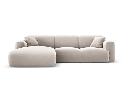 Nolio Corner Sofa, 4 Seats, 260x170 cm — Light Beige / Left