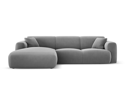 Nolio Corner Sofa, 4 Seats, 260x170 cm — Light Grey / Left