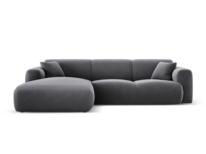 Nolio Corner Sofa, 4 Seats, 260x170 cm — Dark Grey / Left