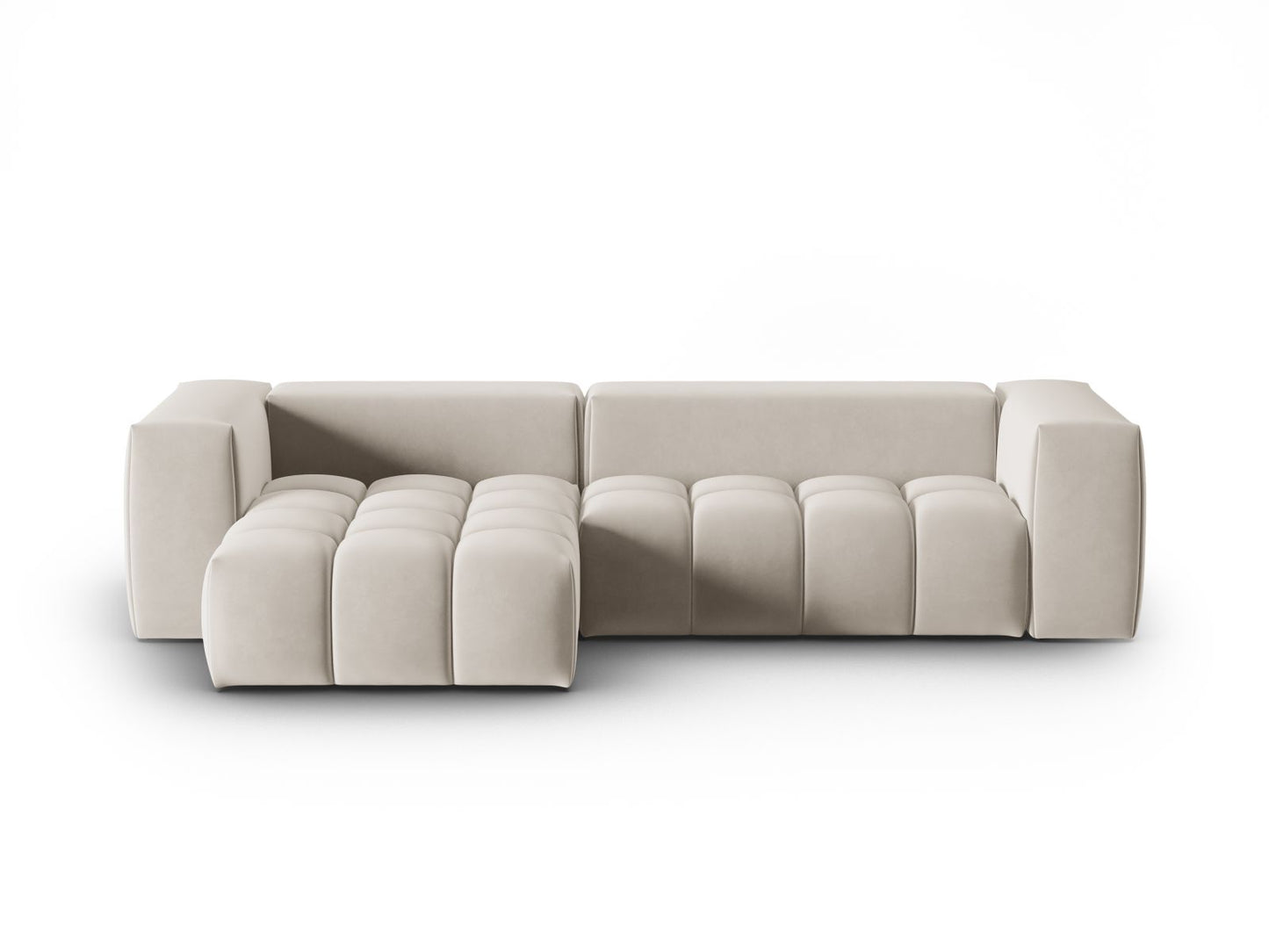 Verona Modular Corner Sofa, 3 Seats, 260x145 cm — Ecru / Left