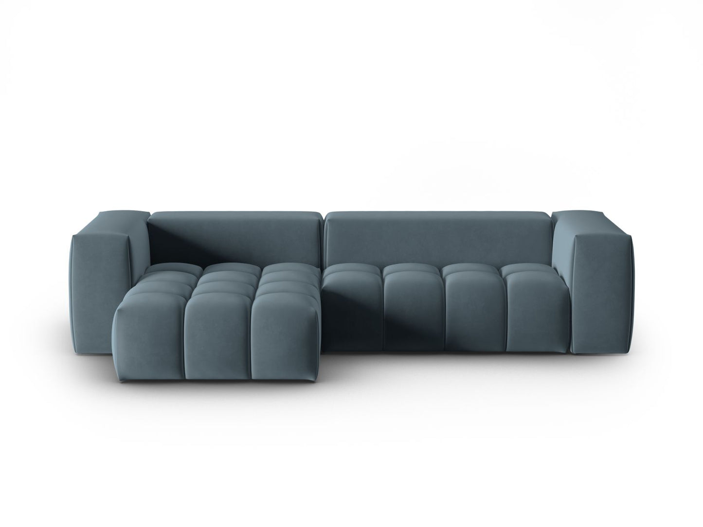 Verona Modular Corner Sofa, 3 Seats, 260x145 cm — Pastel Blue / Left