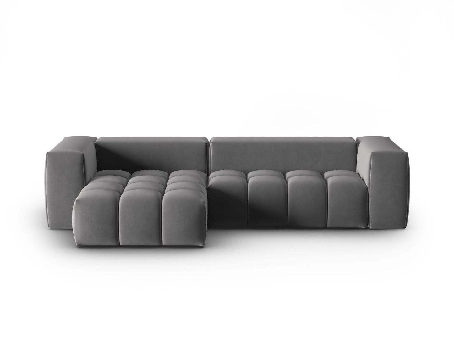 Verona Modular Corner Sofa, 3 Seats, 260x145 cm — Warm grey / Left