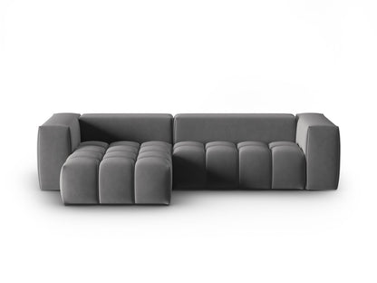 Verona Modular Corner Sofa, 3 Seats, 260x145 cm — Warm grey / Left
