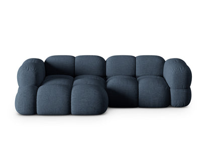 Loretto Corner Sofa, 3 Seats, 250x147 cm — Dark Blue / Left