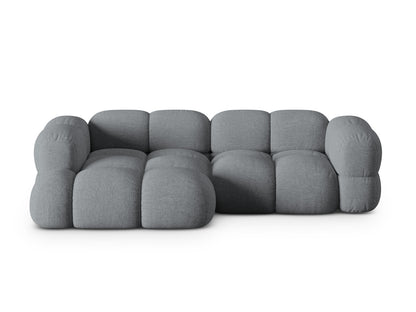 Loretto Corner Sofa, 3 Seats, 250x147 cm — Grey / Left