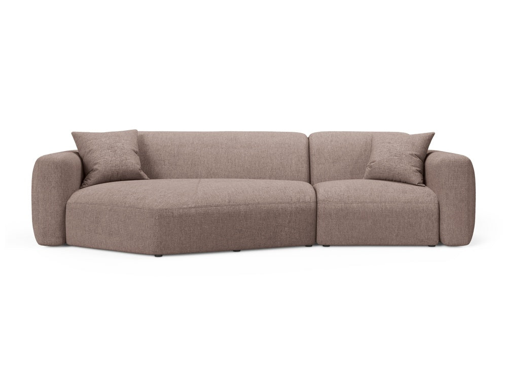 Strino Modular Corner Sofa, 3 Seats, 308x136 cm — Cappuccino / Left