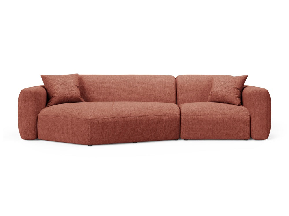 Strino Modular Corner Sofa, 3 Seats, 308x136 cm — Coral / Left