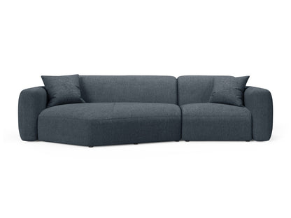 Strino Modular Corner Sofa, 3 Seats, 308x136 cm — Dark Blue / Left