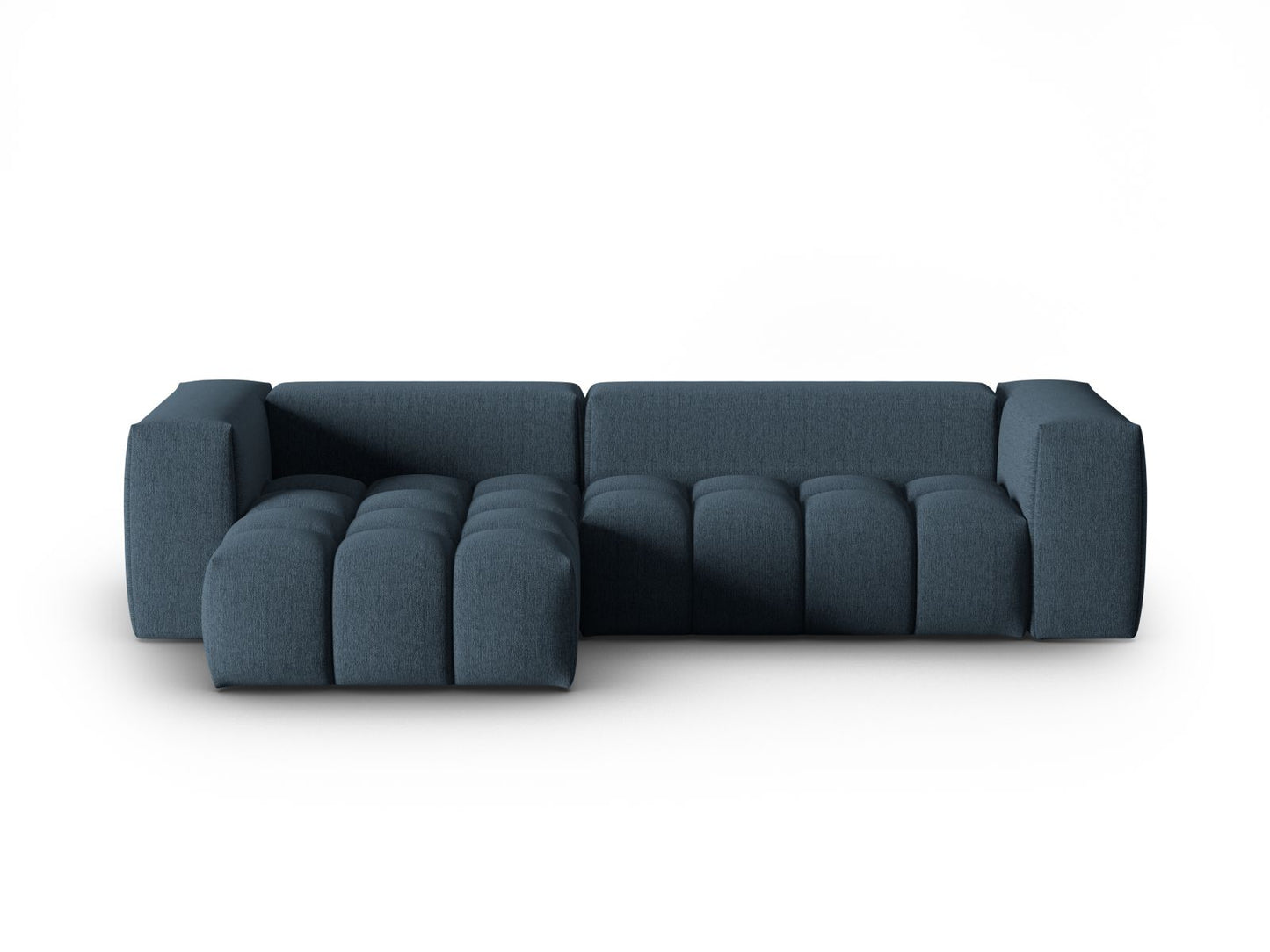 Verona Modular Corner Sofa, 3 Seats, 260x145 cm — Dark Blue / Left