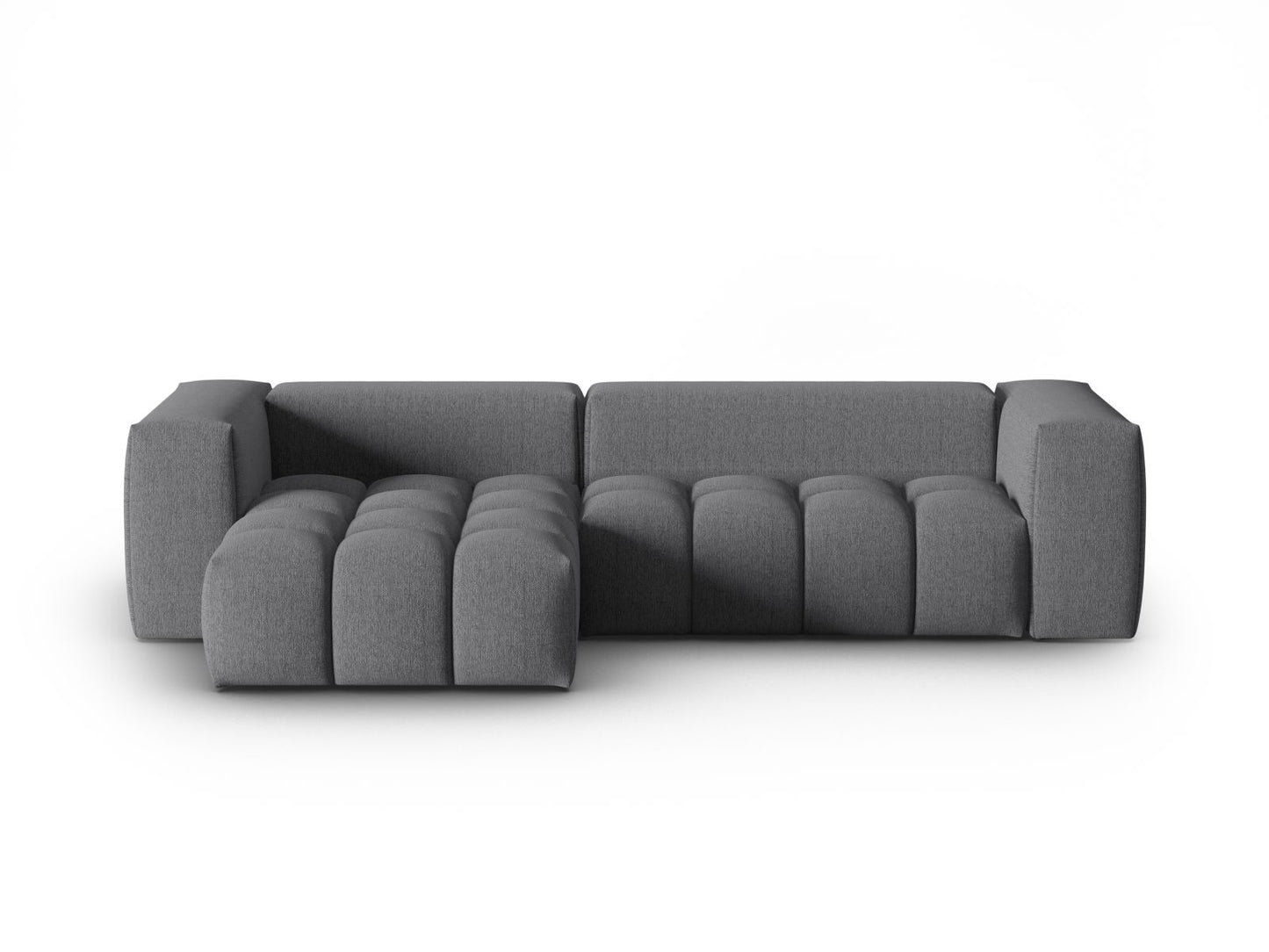 Verona Modular Corner Sofa, 3 Seats, 260x145 cm — Grey / Left