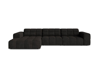 Chicago Corner Sofa, 4 Seats, 294x167 cm — Anthracite / Left
