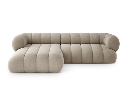 Koge Corner Sofa, 5 Seats, 270x165 cm — Dark Beige / Left