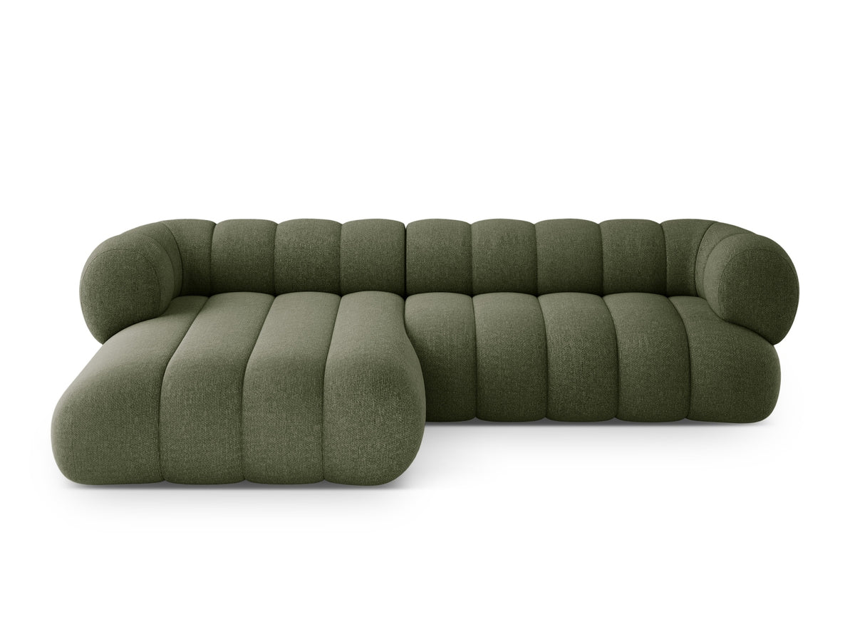 Koge Corner Sofa, 5 Seats, 270x165 cm — Green / Left