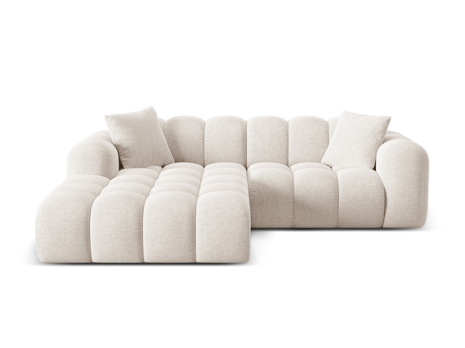 Treno Corner Sofa, 3 Seats, 240x184 cm — Light Beige / Left
