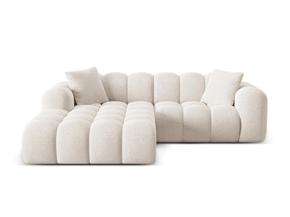 Treno Corner Sofa, 3 Seats, 240x184 cm — Light Beige / Left