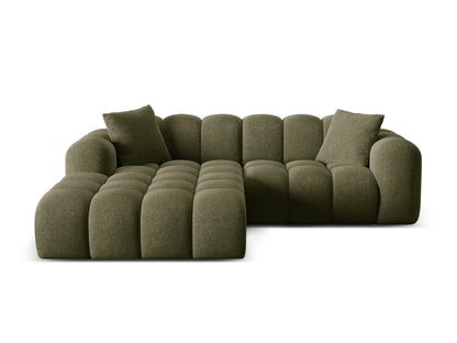 Treno Corner Sofa, 3 Seats, 240x184 cm — Green / Left