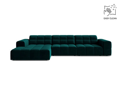 Chicago Corner Sofa, 4 Seats, 294x167 cm — Deep Petrol / Left
