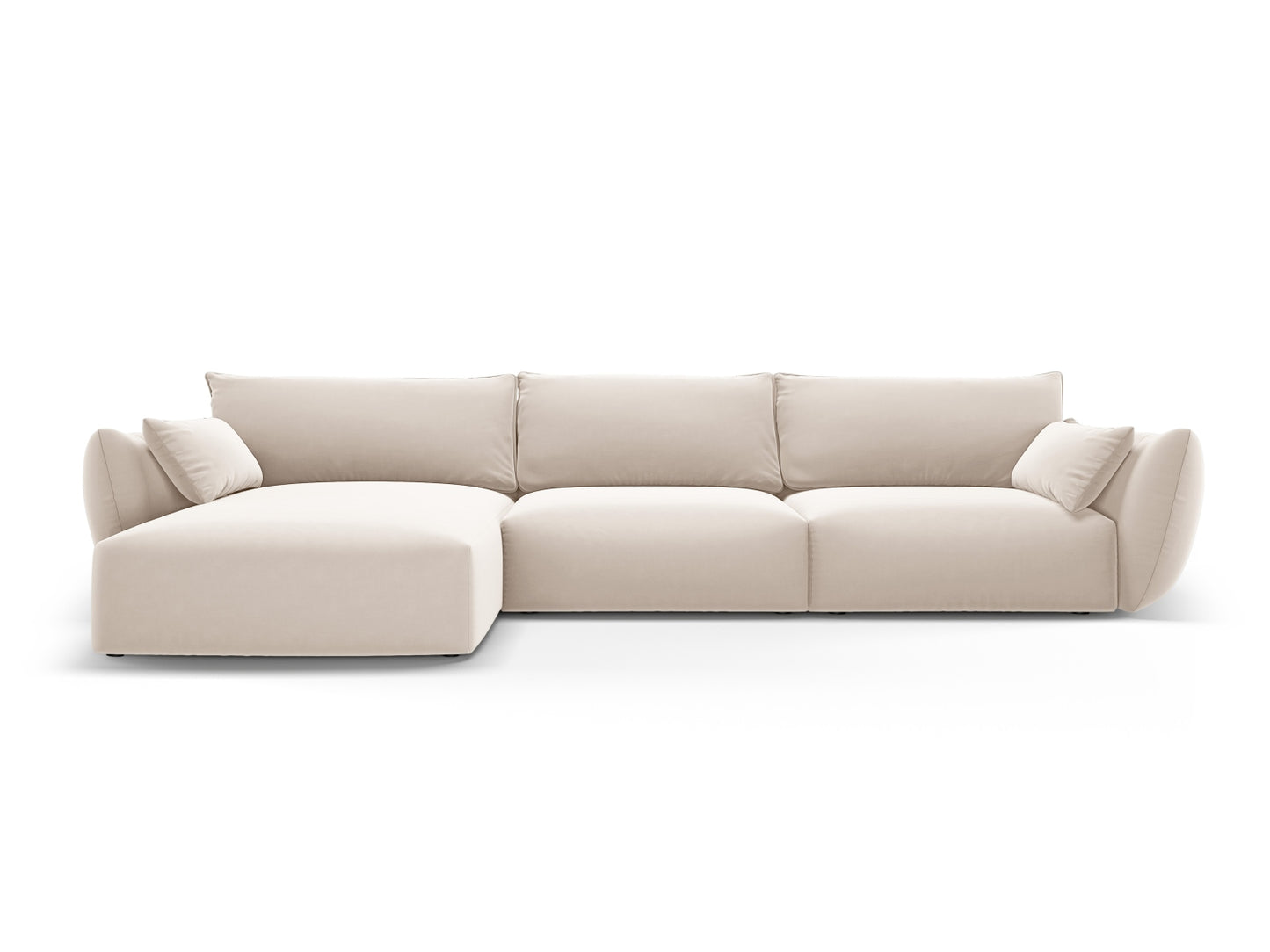 Matera Corner Sofa, 4 Seats, 308x171 cm — Beige / Left