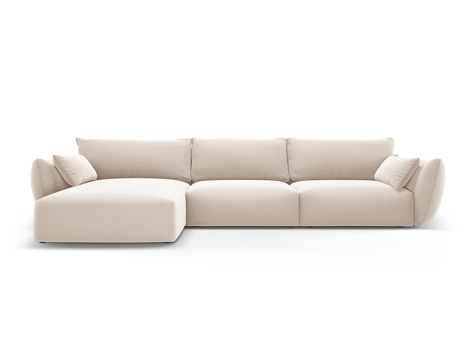 Matera Corner Sofa, 4 Seats, 308x171 cm — Beige / Left