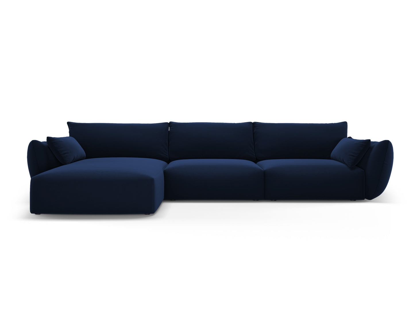 Matera Corner Sofa, 4 Seats, 308x171 cm — Royal Blue / Left