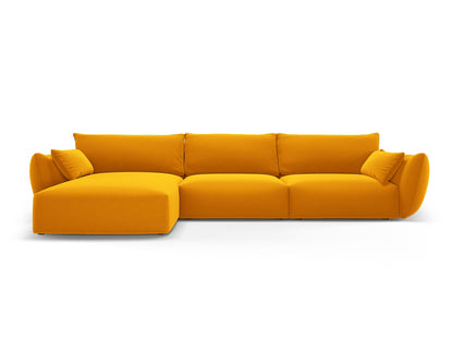 Matera Corner Sofa, 4 Seats, 308x171 cm — Yellow / Left