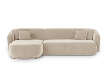 Gomera Corner Sofa, 4 Seats, 260x155 cm — Beige / Left