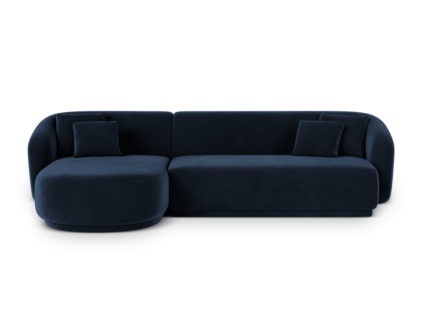 Gomera Corner Sofa, 4 Seats, 260x155 cm — Royal Blue / Left