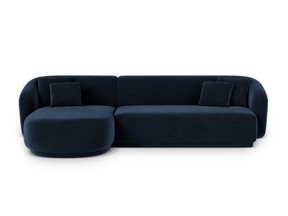 Gomera Corner Sofa, 4 Seats, 260x155 cm — Royal Blue / Left