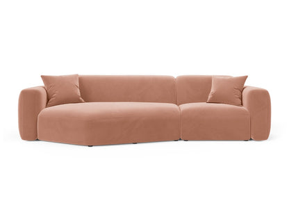 Strino Modular Corner Sofa, 3 Seats, 308x136 cm — Pink / Left