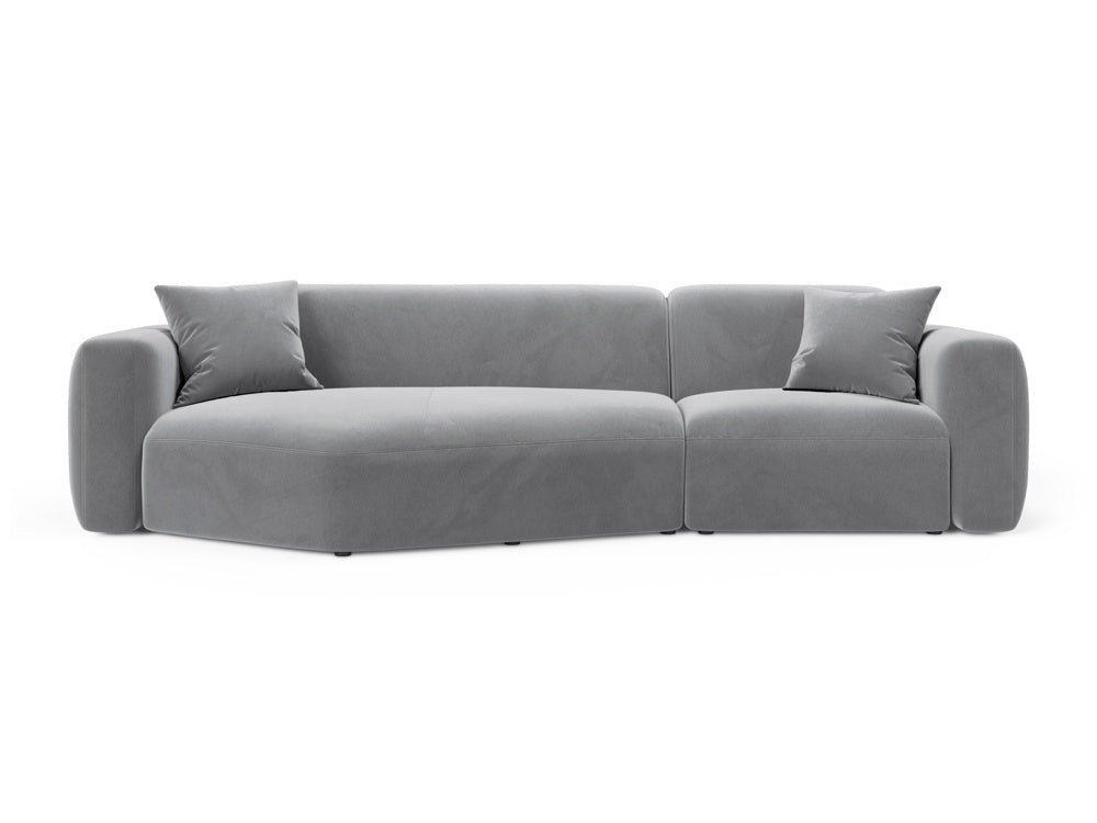 Strino Modular Corner Sofa, 3 Seats, 308x136 cm — Grey / Left
