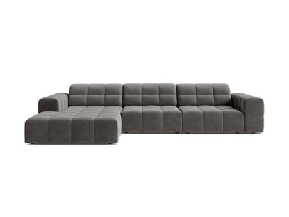 Chicago Corner Sofa, 4 Seats, 294x167 cm — Light Grey / Left