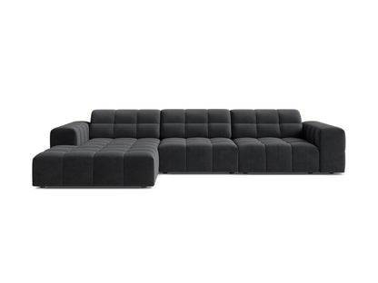 Chicago Corner Sofa, 4 Seats, 294x167 cm — Grey / Left