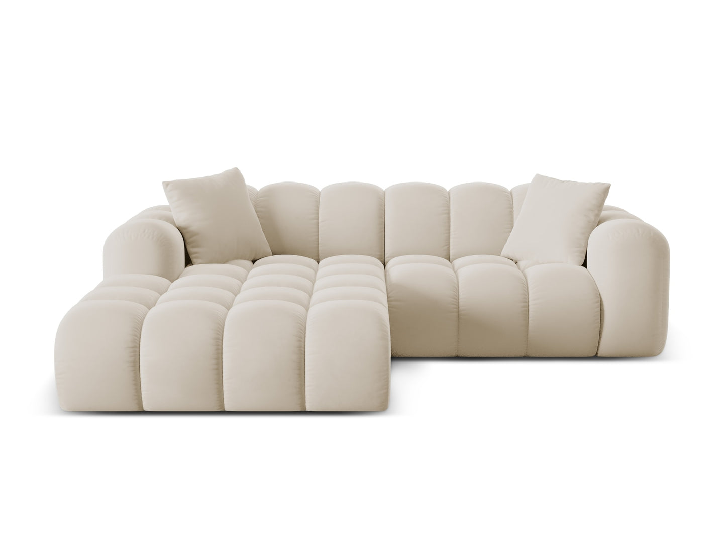 Treno Corner Sofa, 3 Seats, 240x184 cm — Dark Beige / Left
