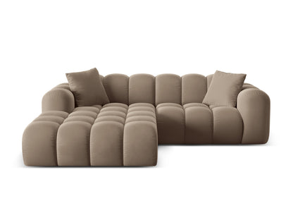 Treno Corner Sofa, 3 Seats, 240x184 cm — Cappuccino / Left