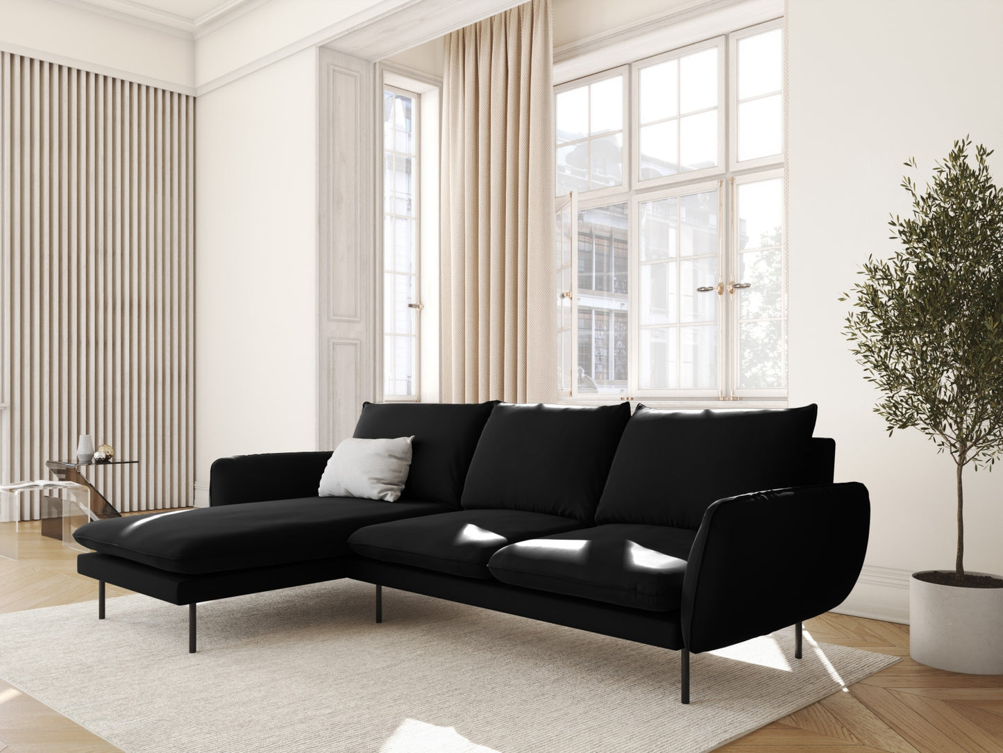 Vienna Corner Sofa, 5 Seats, 255x170 cm
